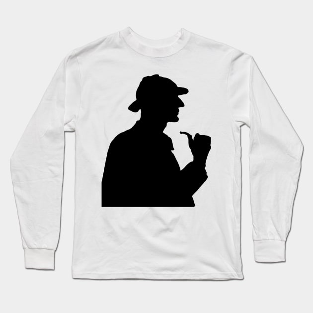 Sherlock Holmes - London Long Sleeve T-Shirt by MolinArte